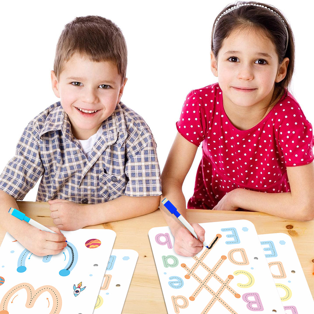 Skill Write Handwriting Book for Kids Reusable Tracing Sheets & FREE 2000+ Pages Printable PDF Worksheets