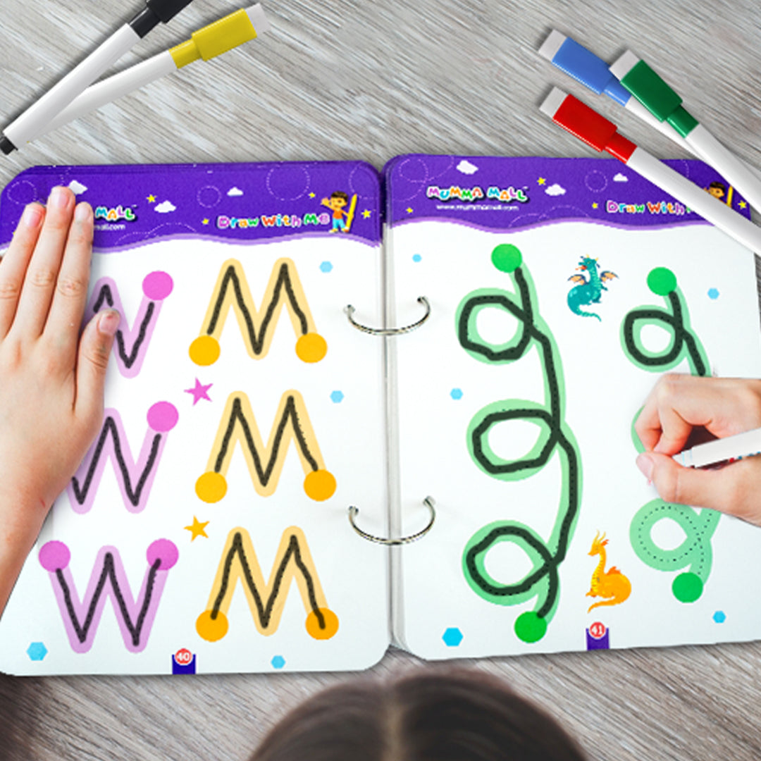 Skill Write Handwriting Book for Kids Reusable Tracing Sheets & FREE 2000+ Pages Printable PDF Worksheets