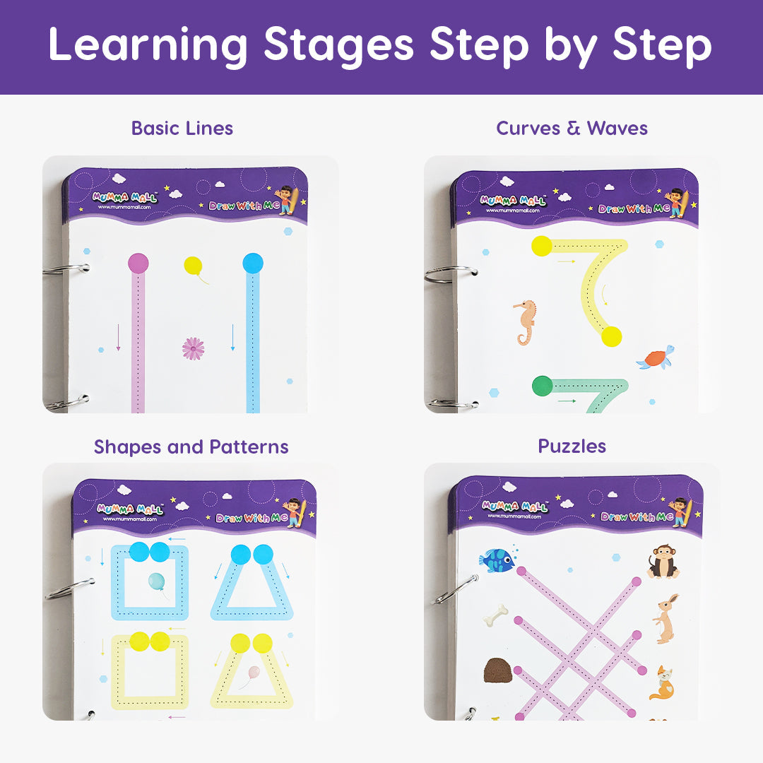 Skill Write Handwriting Book for Kids Reusable Tracing Sheets & FREE 2000+ Pages Printable PDF Worksheets