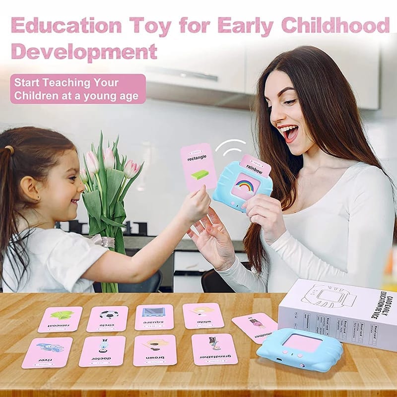 Kids and play Educational Learning Talking Flash Cards double-sided cards