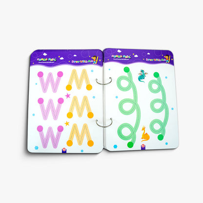 Skill Write Handwriting Book for Kids Reusable Tracing Sheets & FREE 2000+ Pages Printable PDF Worksheets
