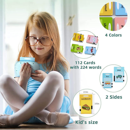 Kids and play Educational Learning Talking Flash Cards  double-sided cards