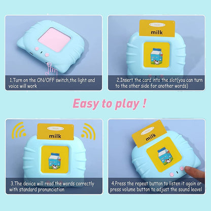 Kids and play Educational Learning Talking Flash Cards  double-sided cards