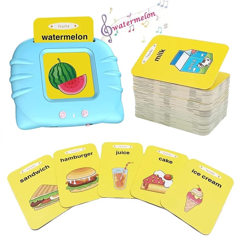 Kids and play Educational Learning Talking Flash Cards  double-sided cards