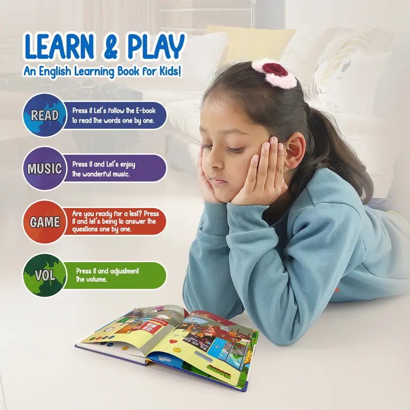Learn & Play Educational Sound Book for Kids