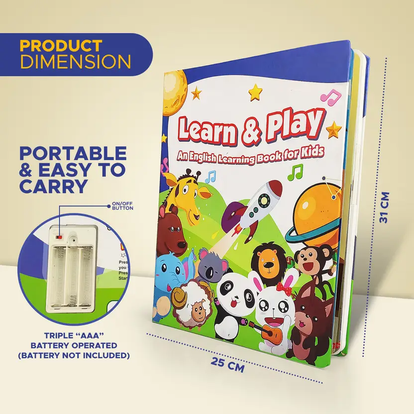 Learn & Play Educational Sound Book for Kids