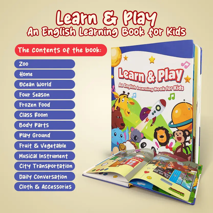 Learn & Play Educational Sound Book for Kids